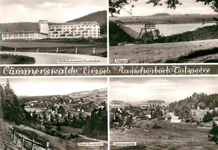 Caemmerswalde FDGB Erholungsheim Rauschenbach Talsperre OT Neuwersdorf