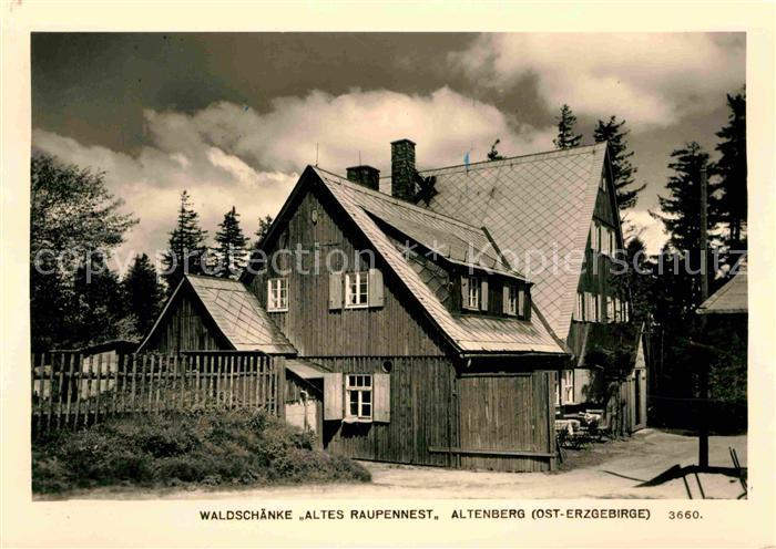 Altenberg Erzgebirge Waldschaenke Altes Raupennest