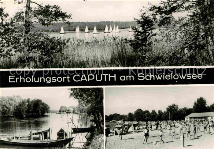 Caputh Uferpartie am See Segeln Strand