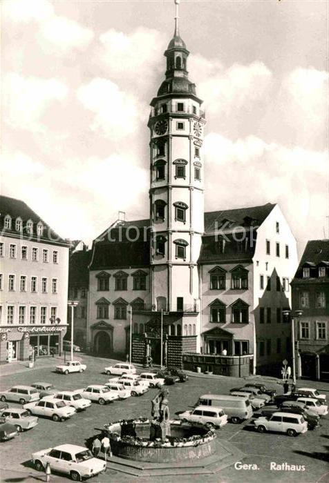 Gera Rathaus Brunnen