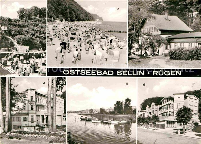 Sellin Ruegen Fahrstuhl zum Strand Krankenhaus Kurhaus Selliner See Muetterheim