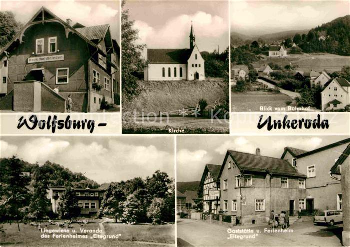 Unkeroda Wolfsburg Thueringen Haus Waldfrieden Kirche Liegewiese Veranda Ferienh