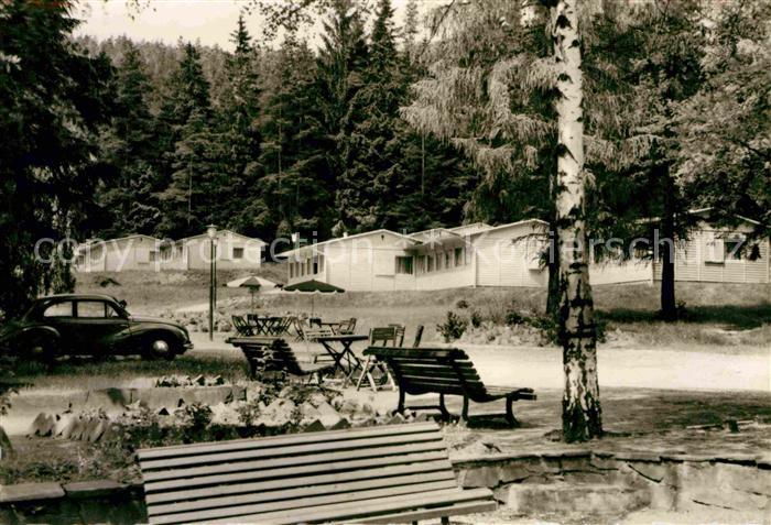 Bucha Unterwellenborn FDGB Ferienheim Aktivist Bungalow Wiese