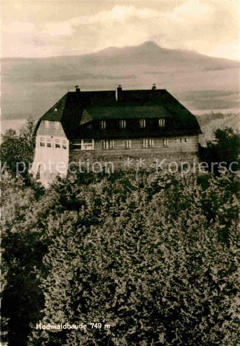 Oybin Sachsen Hochwaldbaude Zittauer Gebirge