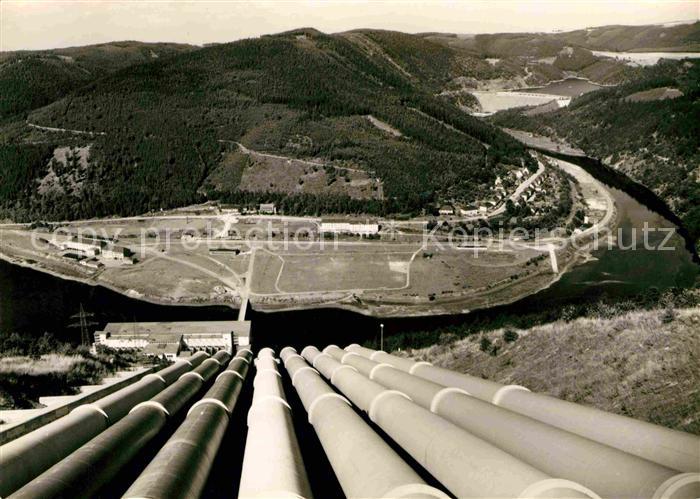 Hohenwarte Hohenwartetalsperre Saale Handabzug