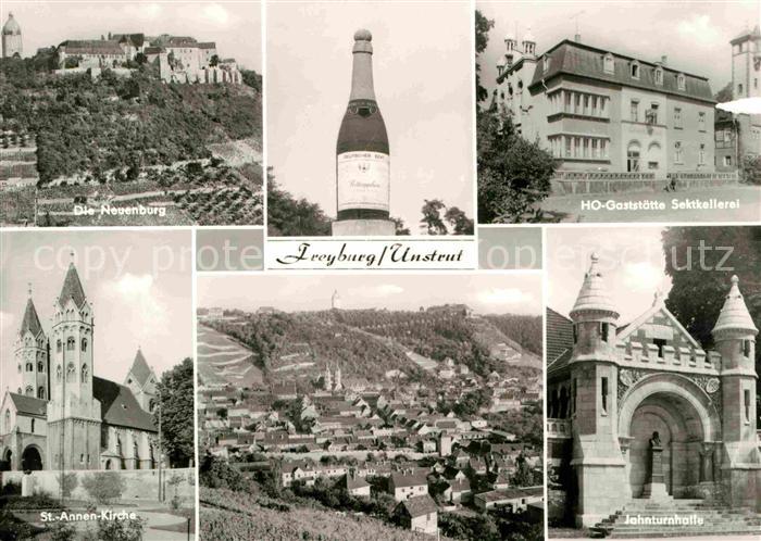Freyburg Unstrut Neuenburg Rotkaeppchen Sekt HO Gaststaette Sektkellerei Jahntur