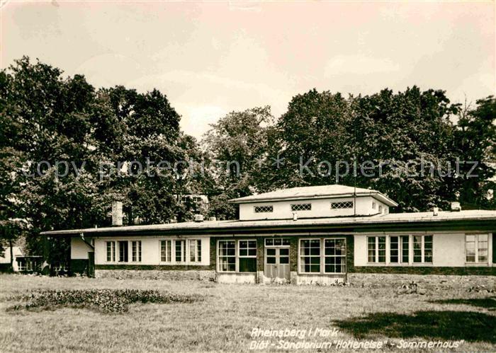 Rheinsberg Diaet Sanatorium Hohenelse Sommerhaus