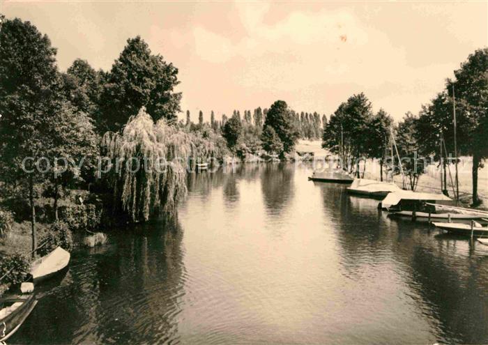 Wendisch Rietz Durchfahrt zum Scharmuetzelsee