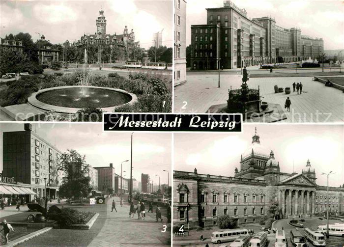 LEIPZIG Sachsen Neues Rathaus Ringbebauung Georgiring Dimitroff Museum