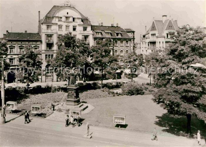 Eisenach Thueringen Platz der DSF Denkmal Statue Wartburgstadt