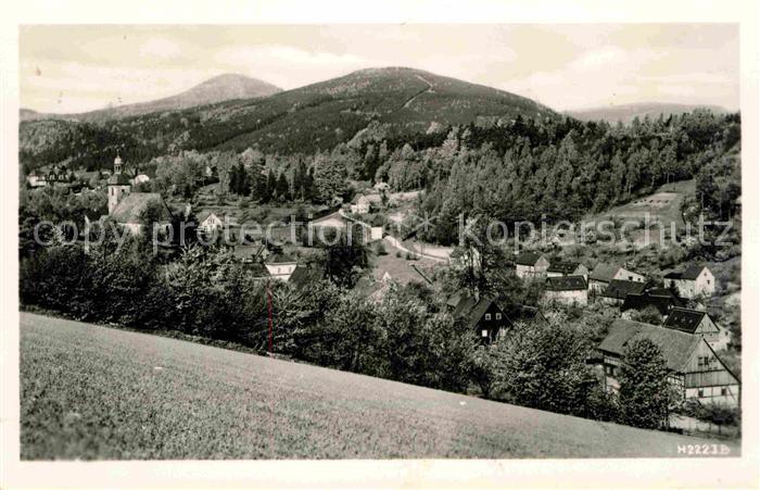 Jonsdorf mit Lausche Zittauer Gebirge