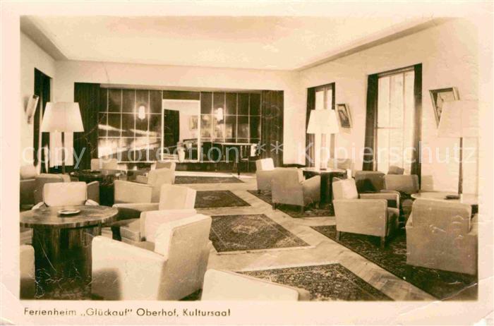 Oberhof Thueringen Ferienheim Glueckauf Kultursaal