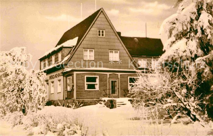 Johanngeorgenstadt Grenzlandbaude im Winter