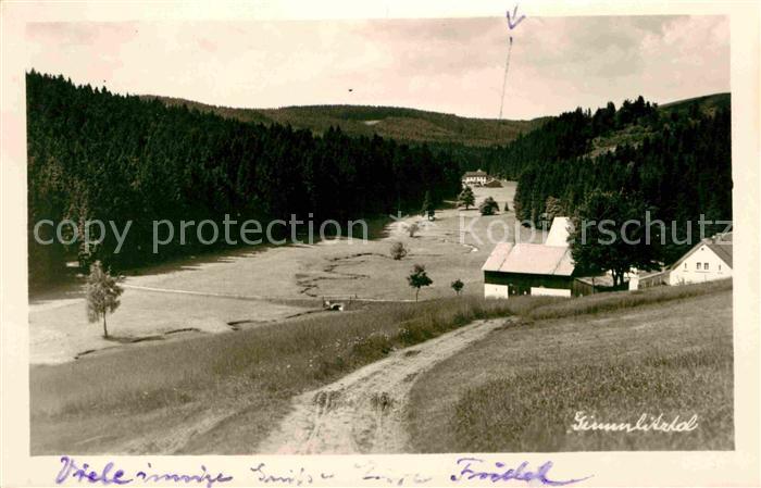 Lichtenberg Erzgebirge Panorama Gimmlitztal