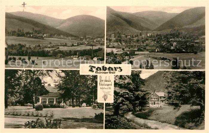 Tabarz Panorama Thueringer Wald