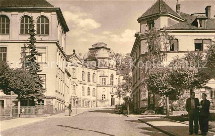 Sonneberg Thueringen Beethovenstrasse mit Deutschem Spielzeugmuseum