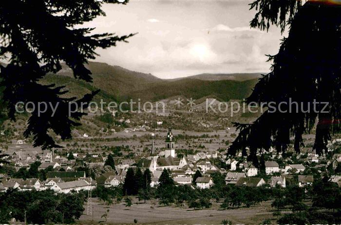 Haslach Kinzigtal Panorama Schwarzwald