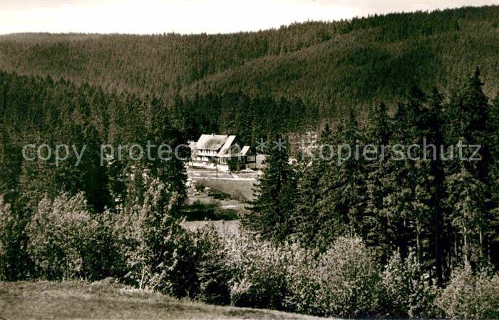 Altenau Harz Polizei Erholungsheim im Wald
