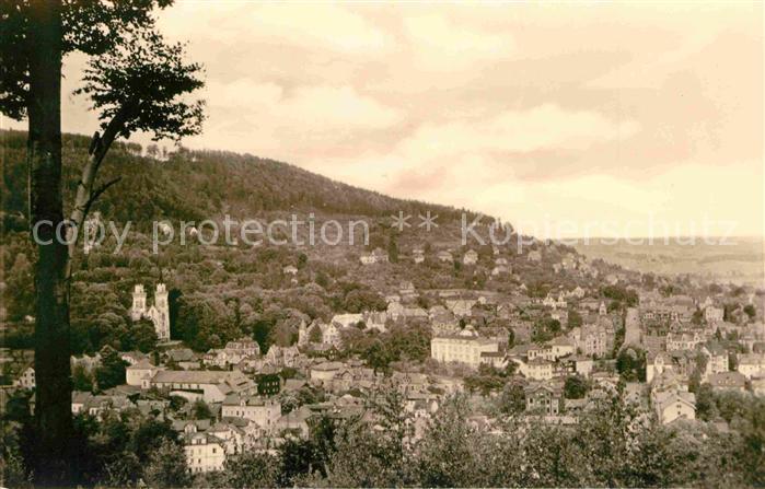 Sonneberg Thueringen Blick vom Eichberg