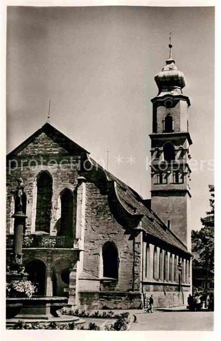 Lindau Bodensee St Stephanskirche Brunnen