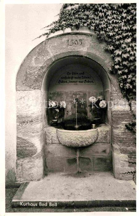Bad Boll Brunnen Kurhaus