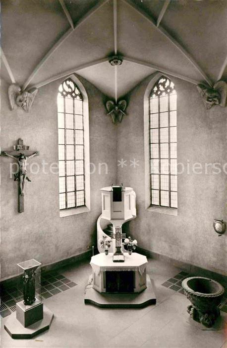 FREUDENSTADT BW Taufstein Lesepult Kruzifix evangelische Stadtkirche