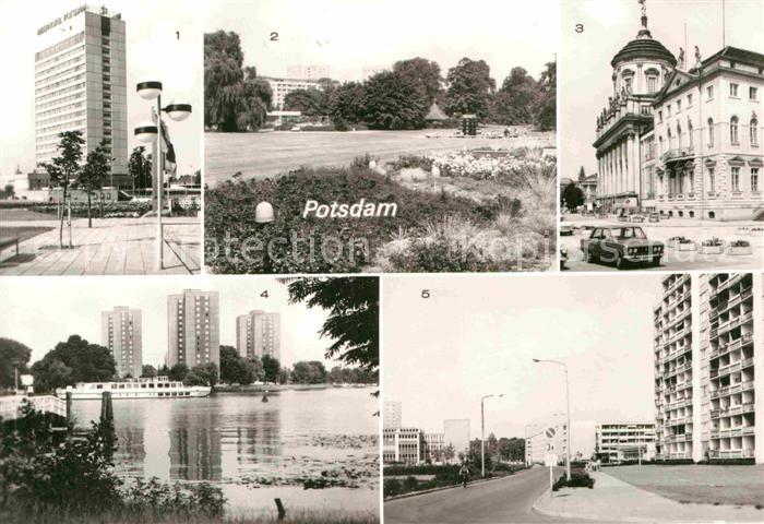 Potsdam Interhotel Potsdam Freundschaftsinsel Klubhaus Hans Marchwitza Neubaugeb