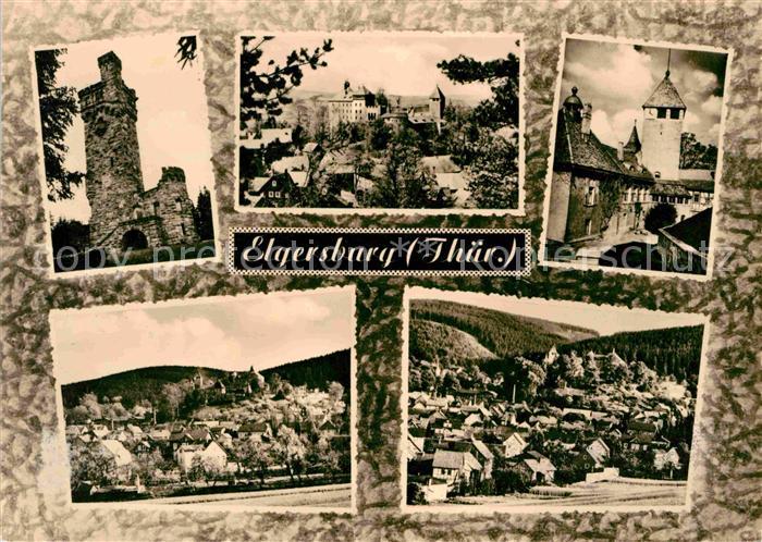 Elgersburg Turm Schloss Ortsansichten