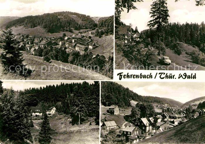 Fehrenbach Thueringer Wald Teilansichten Erholungsort