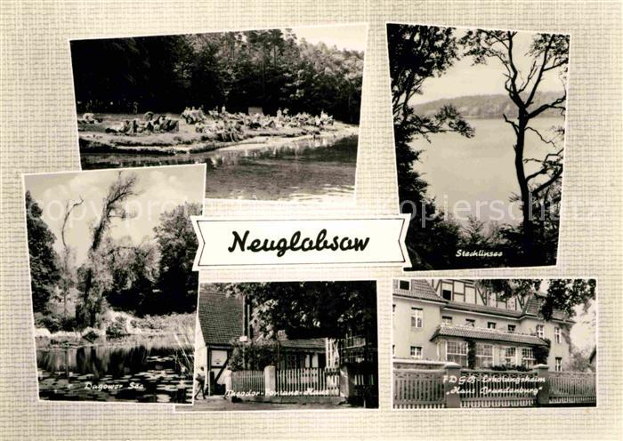 Neuglobsow Badestrand Stechlinsee Dagower See Theodor Fontane Haus FDGB Erholung
