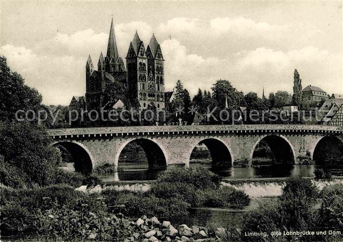 Limburg Lahn Alte Lahnbruecke Dom