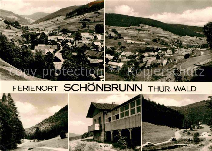 Schoenbrunn Schleusegrund Panorama Berghuette