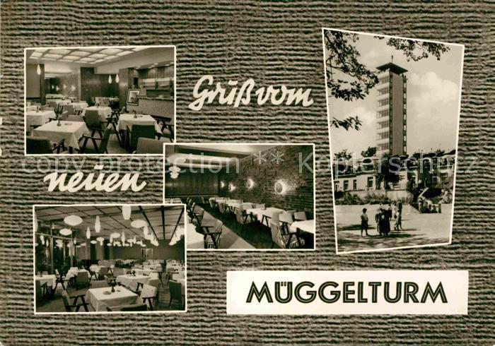 BERLIN  CITY Mueggelturm Restaurant Hauptstadt der DDR