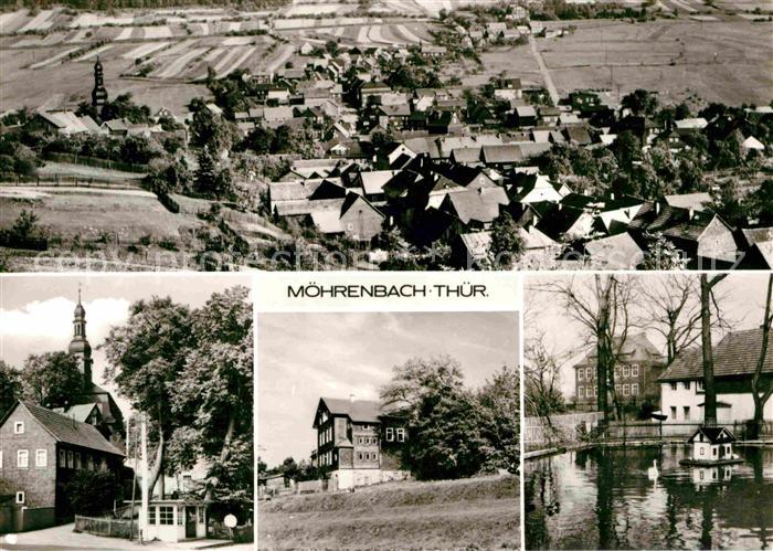 Moehrenbach Gesamtansicht Bahnhofshotel Zum Langen Berg Schwanenteich