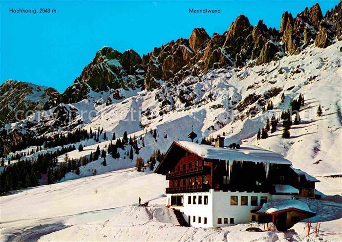 Muehlbach Hochkoenig Skiparadies Mitterbergalm Arthurhaus Berggasthof Berchtesga