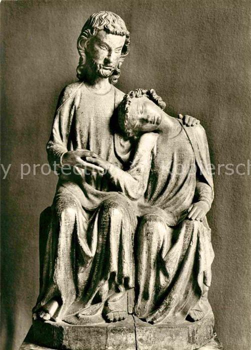 BERLIN  CITY Christus und der schlafende Johannes Holzfiguren Deutsches Museum