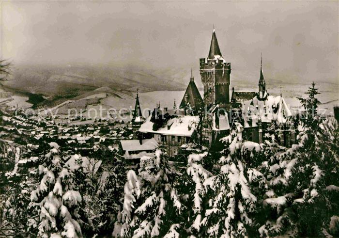 Wernigerode Harz Schloss im Winter