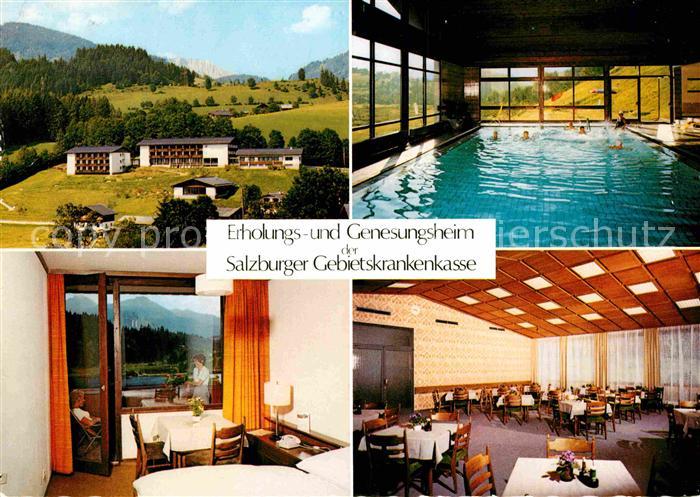 Goldegg Erholunsheim Genesungsheim der Salzburger Gebietskrankenkasse Hallenbad