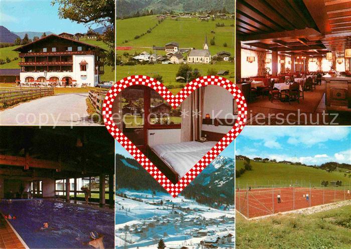 Lend Sporthotel Embach Restaurant Hallenbad Tennis Wintersport Herz