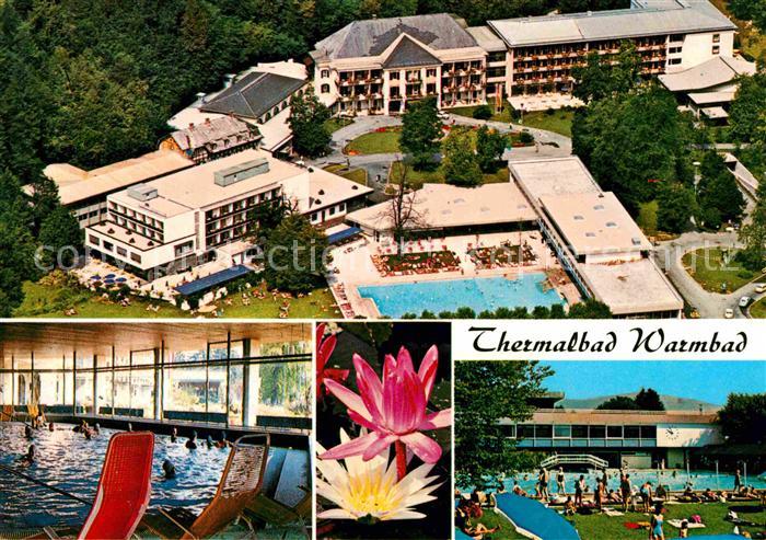 Warmbad Villach Thermalbadanlagen Hallenbad Freibad Blumen
