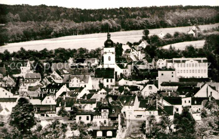 Goessnitz Thueringen Ortsansicht mit Kirche