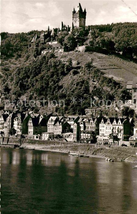 Cochem Mosel Blick zur Reichsburg