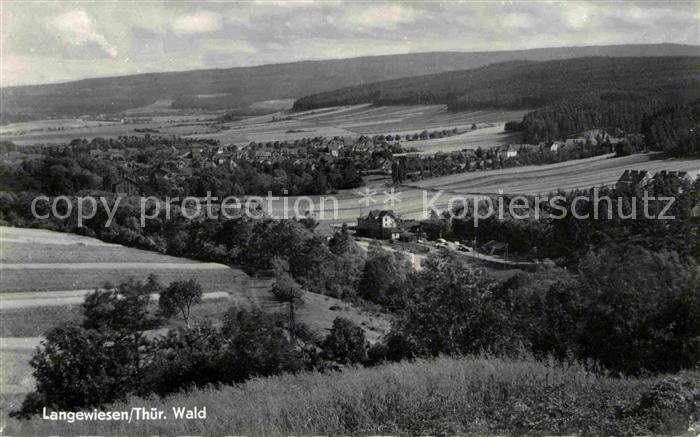 Langewiesen Panorama Thueringer Wald