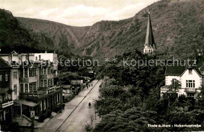 Thale Harz Hubertusstrasse Kirchturm