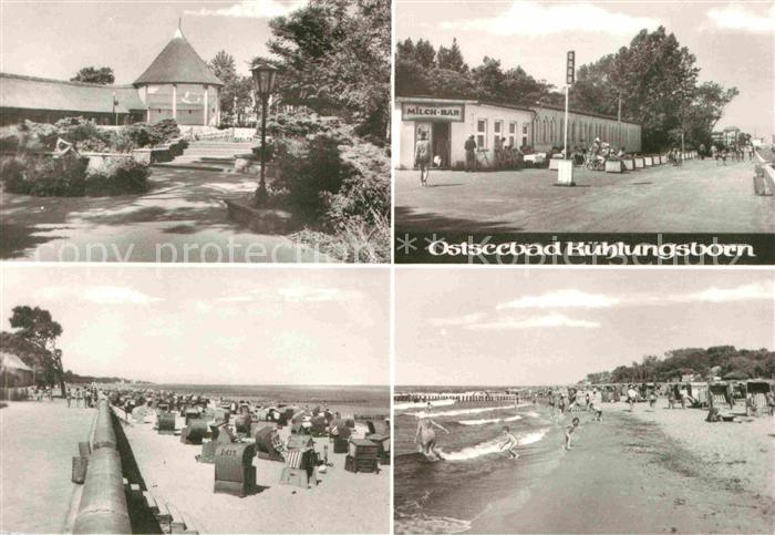 Kuehlungsborn Ostseebad Konzertgarten Milchbar Strand Promenade
