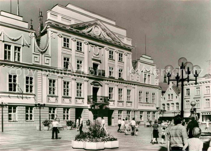 Guestrow Mecklenburg Vorpommern Blick zum Rathaus