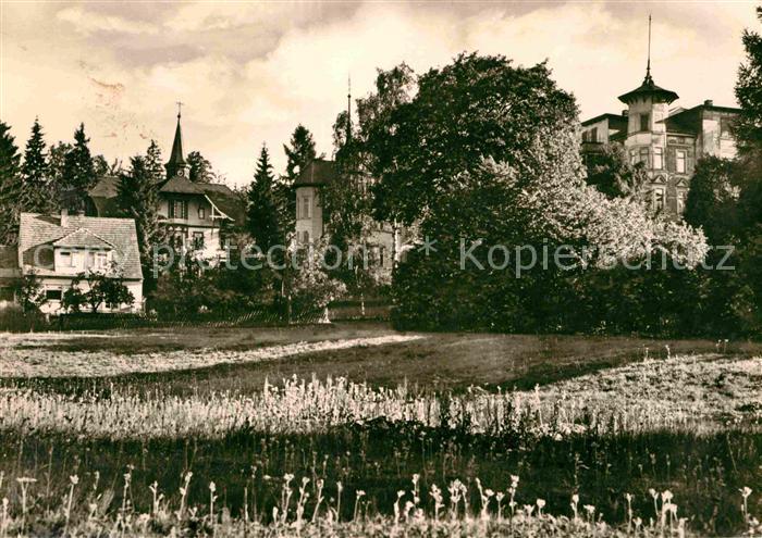 Georgenthal Gotha Villen im Schwimmbachtal mit Blindenheim
