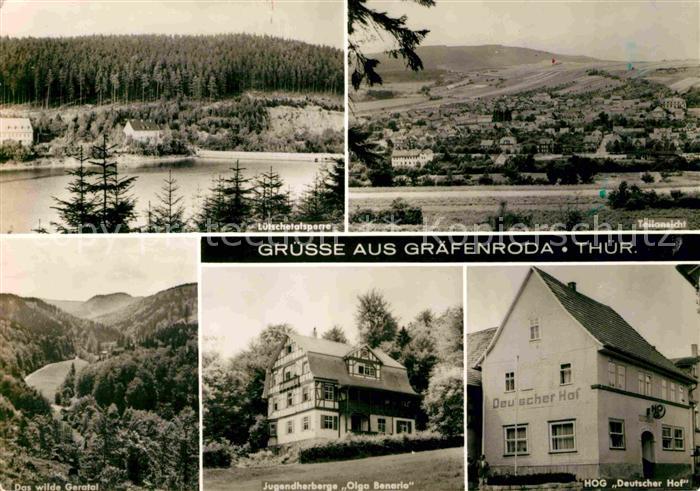 Graefenroda Luetschetalsperre Geratal Jugendherberge Olga Benario HOG Deutscher