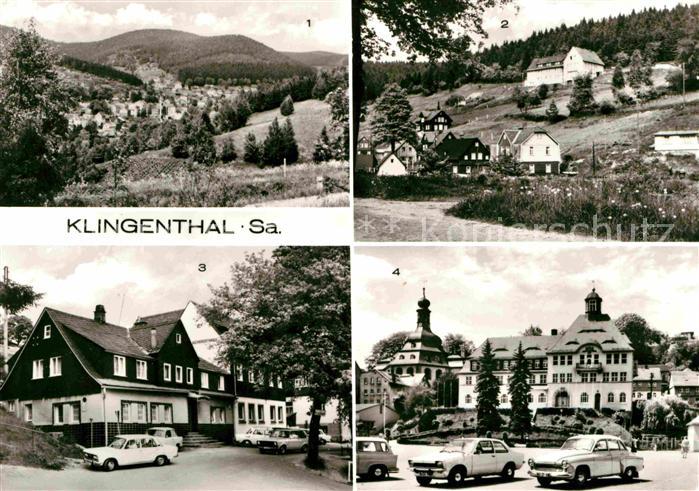 Klingenthal Vogtland Panorama Betriebsferienheim VEB Greika Aschbergschenke Mark