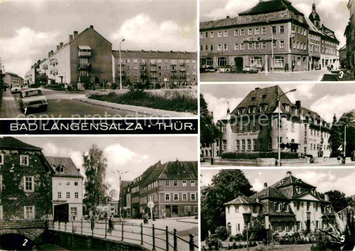 Bad Langensalza Friedrich Hahn Strasse Ecke Clara Zetkin Strasse Thaelmannplatz